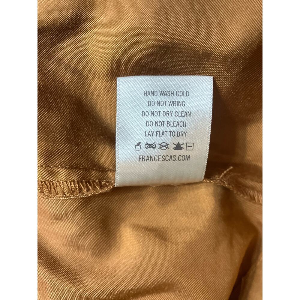 Mi Ami Women's Brown High Waisted Belted Button-Front Mini Skirt | Size M - Picture 10 of 10